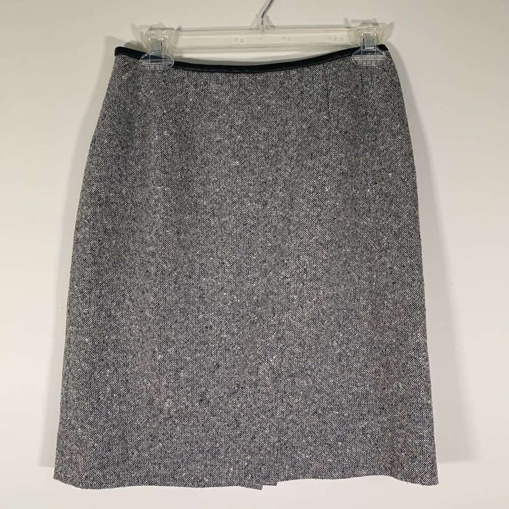 Kasper Skirt Women’s 4 Zip Pencil Wool Blend L 20.5” W 27”